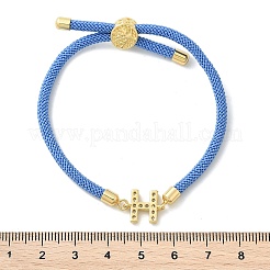 Justierbare Nylonschnurarmbänder&nbsp;BJEW-C096-01G-08