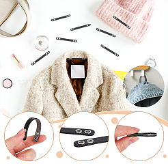 18 Stück 6-farbige Kunstleder-Taschengurte mit silberfarbenen Metallösen für Taschenaccessoires&nbsp;DIY-NB0016-35