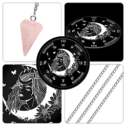 Kit fai da te per realizzare pendoli da rabdomanzia e divinazione&nbsp;DIY-CP0007-28A