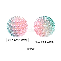 Perles acryliques de perles d'imitation&nbsp;OACR-FS0001-32B