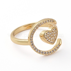 Anneaux de laiton réglables&nbsp;RJEW-G096-39G