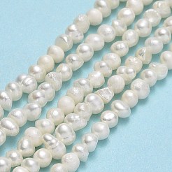 Brins de perles de culture d'eau douce naturelles&nbsp;PEAR-F018-04D-01