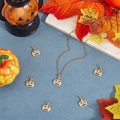 6 pendentif d'Halloween en laiton et zircone cubique&nbsp;ZIRC-BBC0003-41