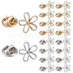 20 broche à revers antireflet en alliage 2 couleurs&nbsp;JEWB-AR0001-24B