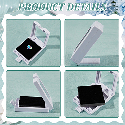 Contenitore di monili di plastica&nbsp;ODIS-WH0043-130A