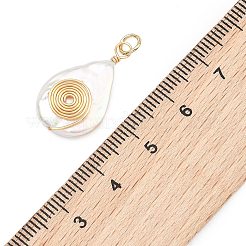 Pendentifs en perles baroques keshi naturelles nucléées&nbsp;PALLOY-JF05276-02