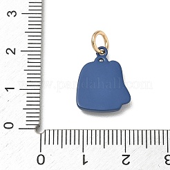 Lackiert Messing Anhänger&nbsp;KK-CBAEB58-07A