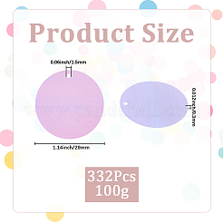 100 g PVC-Pailletten-Anhänger&nbsp;KY-CY0001-22