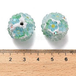 Polymer Clay Strassperlen mit Harz&nbsp;X-RESI-Z045-07