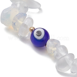 Set di braccialetti elastici con pietre preziose miste naturali e sintetiche da 6 pezzo&nbsp;BJEW-JB10133