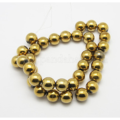 Chapelets de perles en hématite synthétique sans magnétiques&nbsp;G-D016-2
