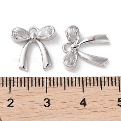 Breloques en laiton zircon cubique transparent&nbsp;KK-G491-29P