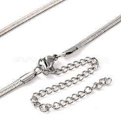 304 Edelstahl Strass Schlangenkette Böse Augen Anhänger Halsketten&nbsp;NJEW-K273-02P