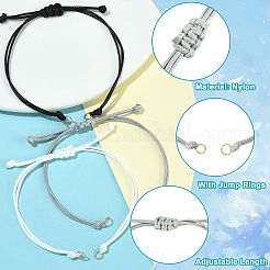 24 Stück Polyesterkordel zum Herstellen von Armbändern&nbsp;AJEW-FS00007