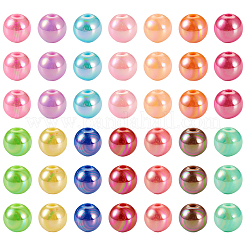 280pcs 14 Farben undurchsichtige Acrylperlen&nbsp;MACR-TA0001-39