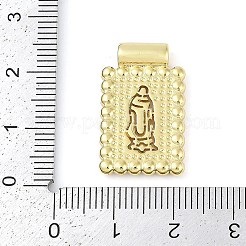 Pendentifs de placage en laiton&nbsp;KK-P287-45A-G