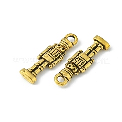 Colgantes de aleación de estilo tibetano soldado&nbsp;X-TIBEP-GC160-AG-NR