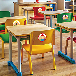 42 Stück selbstklebende dekorative Papieraufkleber mit Zahlenmotiven&nbsp;DIY-WH0646-006