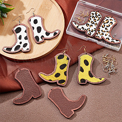 DIY-Set zum Herstellen von baumelnden Stiefelohrringen&nbsp;DIY-OC0009-74