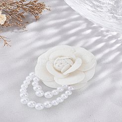 1 spilla a forma di fiore di stoffa&nbsp;JEWB-LP0010-04B