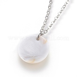 Bracciali in vero ottone placcato platino con catene portacavi&nbsp;BJEW-JB03974