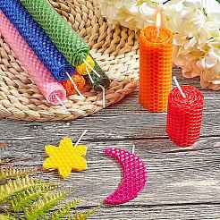 Fogli di cera d'api a nido d'ape&nbsp;LS-DIY-WH0162-55B-06