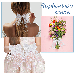 6 Stück 3 Stile Polyester-Spitzenvorhang-Raffhalter&nbsp;FIND-FH0009-64A