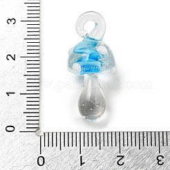 Colgantes artesanales de lampwork&nbsp;LS-LAMP-S067-02E