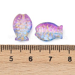 Perline di vetro intrecciate in metallo dorato e placcato&nbsp;EGLA-T029-01B