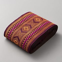 Ruban large jacquard en polyester&nbsp;OCOR-WH20006-71E