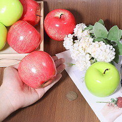 16 Stück 2 Farben Schaum-Apfelimitat&nbsp;DJEW-CA0001-42