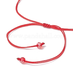 Braccialetti di perline di vetro intrecciate galvanizzate&nbsp;BJEW-MZ00183-02