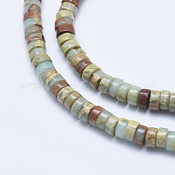Fili di perline naturali aqua jasper&nbsp;G-E444-17-6mm
