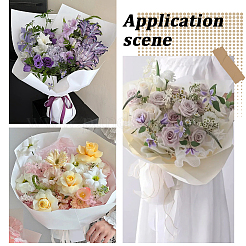 114 bouquet de fleurs en coton carré&nbsp;AJEW-SP0004-30E