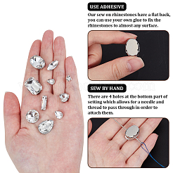 100pcs coser en rhinestone&nbsp;GLAA-CY0001-01B