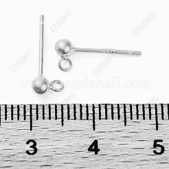 925 Sterling Silber Ohrstecker Ohrringe Zubehörse&nbsp;STER-K182-01S