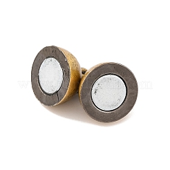 Chiusure magnetiche in ottone con passanti&nbsp;KK-E268-10mm-M-NR