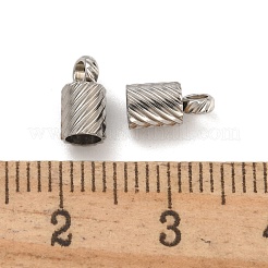 Anlaufgeschützte Kordelenden aus Edelstahl 304&nbsp;STAS-Z084-07P-01A