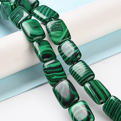 Chapelets de perles en malachite synthétique&nbsp;G-K357-D11-01
