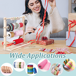 Holz-Präsentationstürme für Geschenkbänder&nbsp;ODIS-WH0038-273
