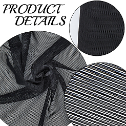 Tissu en maille de fibres de polyester et acrylique pour accessoires de perruques&nbsp;DIY-CY0003-78A