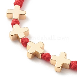 Ensembles de bracelets de perles tressées en nylon réglable unisexe&nbsp;BJEW-JB06330