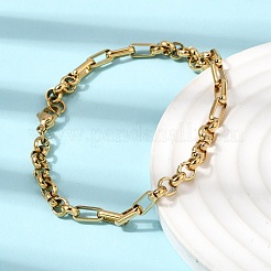 Schmucksets aus Gliederketten aus Edelstahl 304&nbsp;SJEW-L199-17G