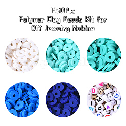 1350pcs Fimo-Perlen-Set für die DIY-Schmuckherstellung&nbsp;DIY-YW0004-39C