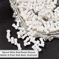 4 Strang natürliche Süßwasser-Muschelperlen&nbsp;SHEL-NB0001-52