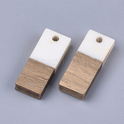 Colgantes de resina y madera de nogal&nbsp;RESI-S358-32A