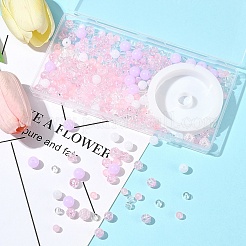 DIY-Kits zur Herstellung von Armbändern aus runden Acrylperlen&nbsp;DIY-FS0007-02B