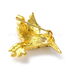 Specht goldene Zinklegierung Emaille Pin&nbsp;LS-JEWB-D068-02G-01