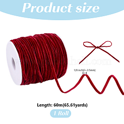 60 m lange einseitige Nylon-Samtbänder&nbsp;OCOR-HY0001-73C