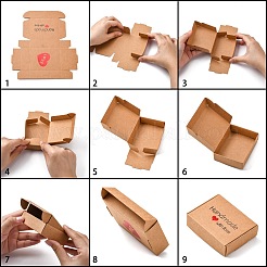 Kraftpapier Geschenkbox&nbsp;CON-L014-A02
